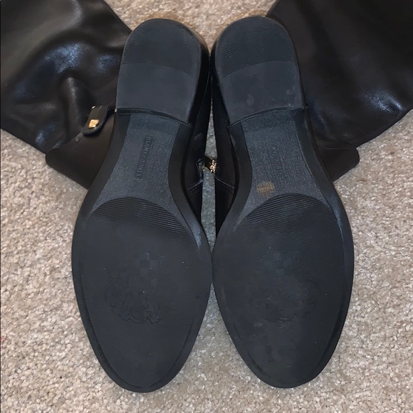 NEW Vince Camuto OTK Leather Boots - Picture 2 of 7